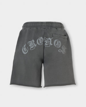 CRONOS BLACKLETTER SHORTS【V BLACK】