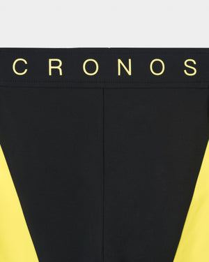 CRONOS QUICK DRY COMPETITION SHORTS【BLACK×YELLOW】