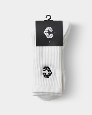 CRONOS DAILY 2PACK SOCKS【WHITE】