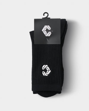CRONOS DAILY 2PACK SOCKS【BLACK】
