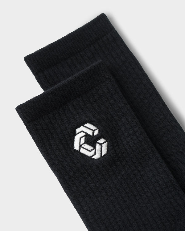 CRONOS DAILY 2PACK SOCKS【BLACK】