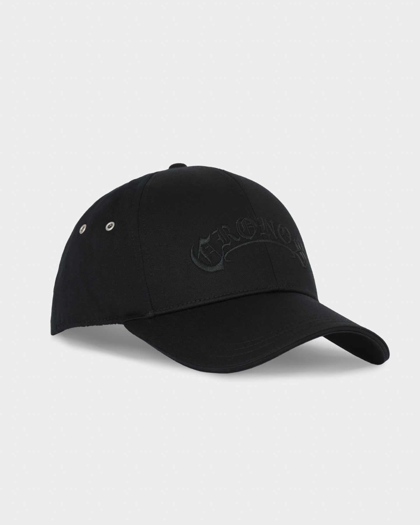 CRONOS BLACKLETTER CAP【BLACK】