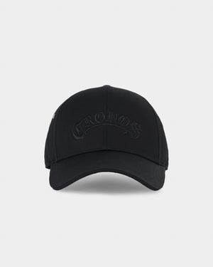 CRONOS BLACKLETTER CAP【BLACK】