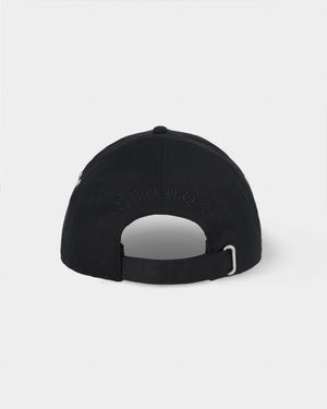CRONOS BLACKLETTER CAP【BLACK】
