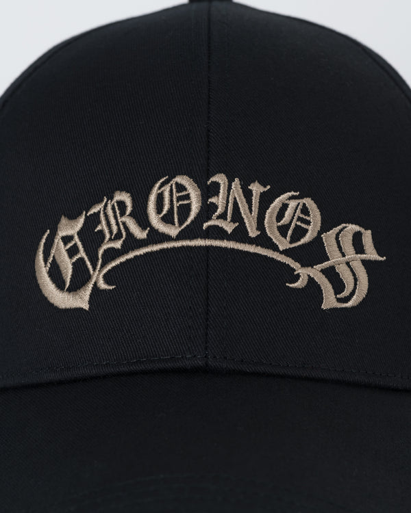 CRONOS BLACKLETTER CAP【GREIGE】