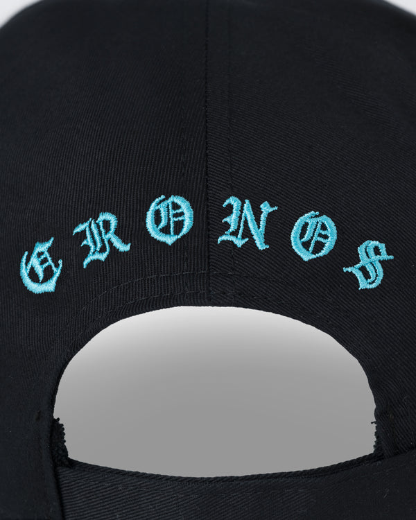 CRONOS BLACKLETTER CAP【T. BLUE】