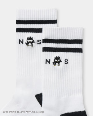 CRONOS×BAD BADTZ-MARU SOCKS 【WHITE】