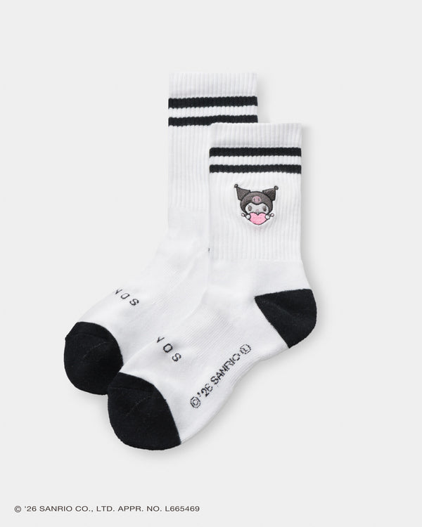 CRONOS × KUROMI SOCKS 【WHITE】