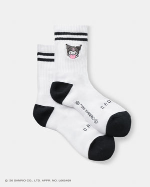 CRONOS × KUROMI SOCKS 【WHITE】