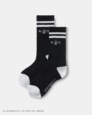 CRONOS×BAD BADTZ-MARU SOCKS 【BLACK】