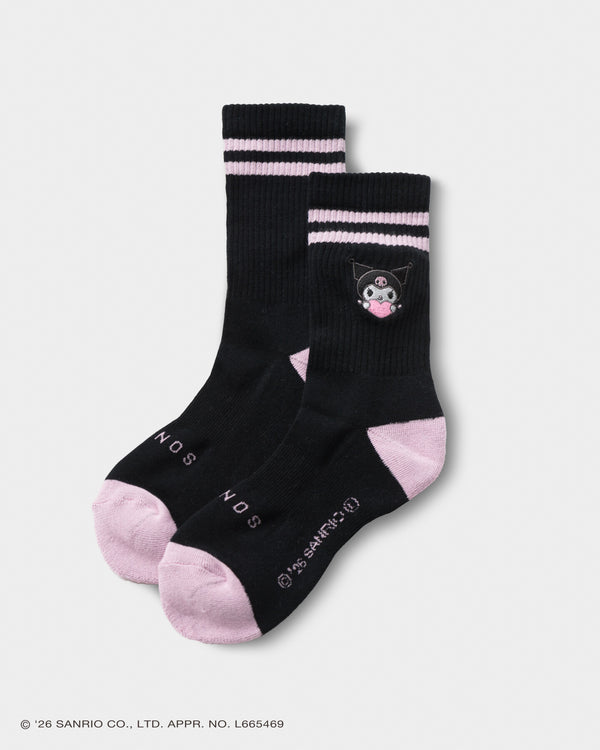CRONOS × KUROMI SOCKS 【BLACK】