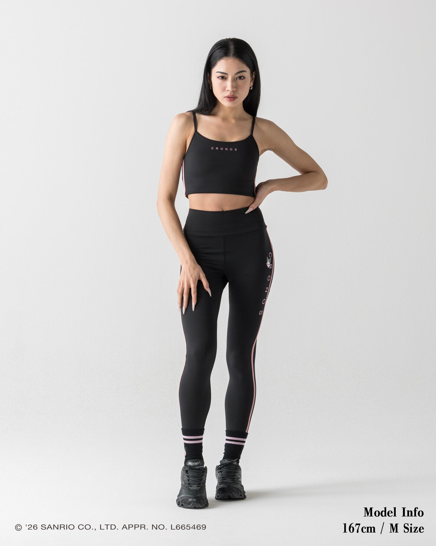 クロノス レディース ブラトップ（M）&レギンスセット（L） CRONOS WOMEN