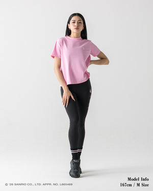 CRONOS×酷洛米基本款T恤【粉紅】