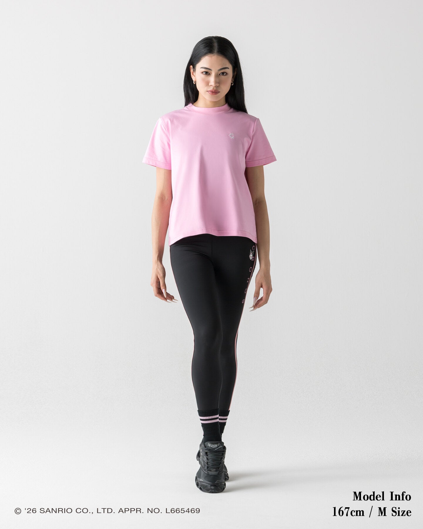 CRONOS×KUROMI BASIC TEE【PINK】
