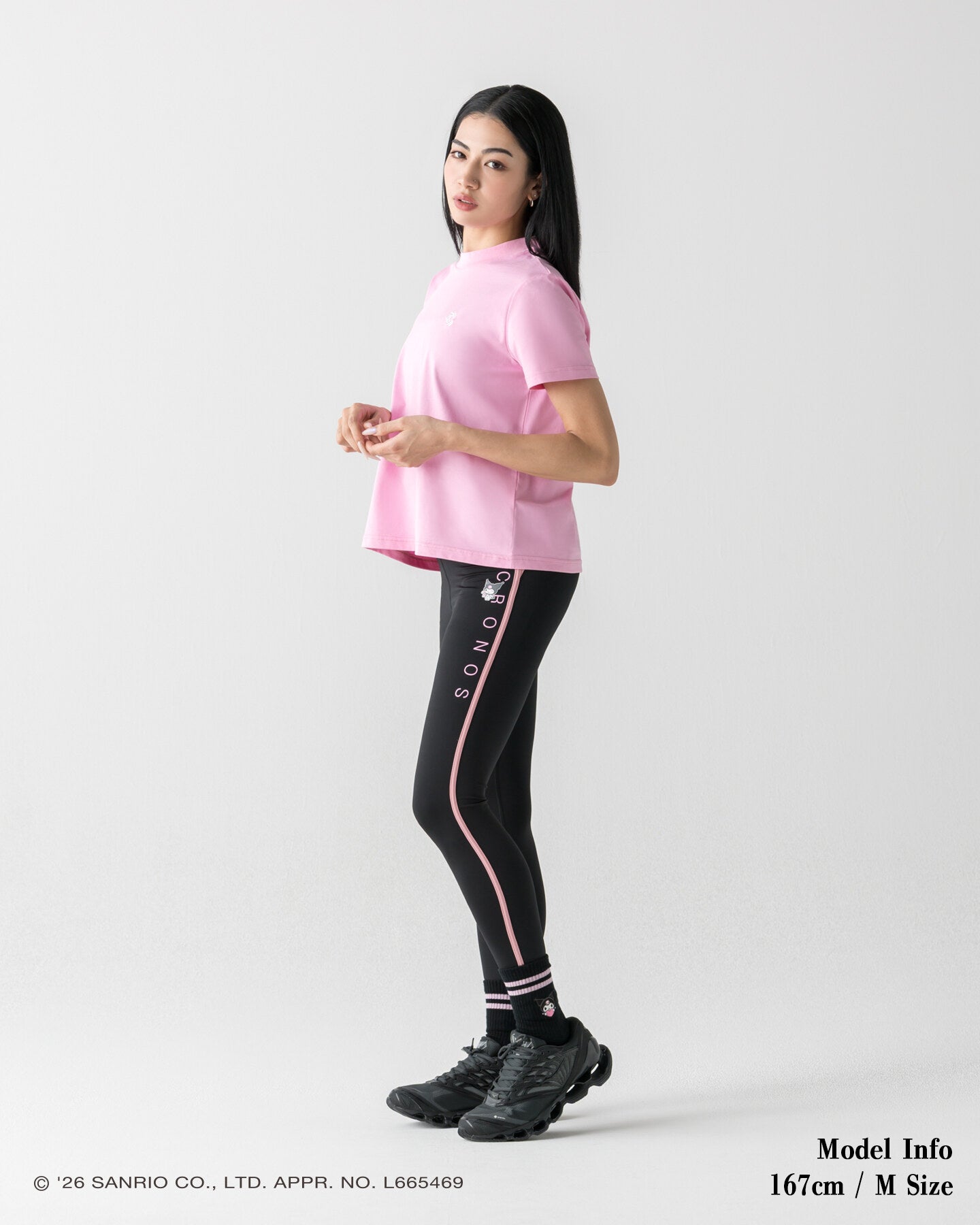 CRONOS ×KUROMI LEGGINGS【BLACK】