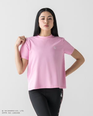 CRONOS×酷洛米基本款T恤【粉紅】