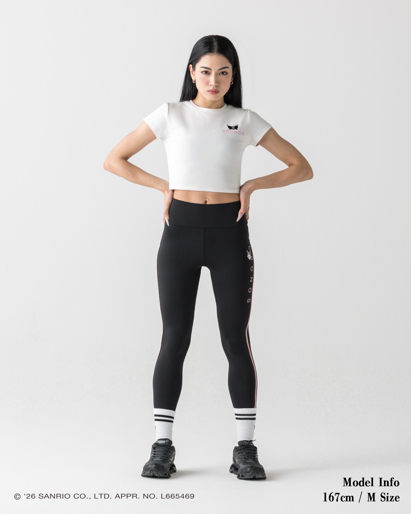 CRONOS ×KUROMI LOGO TEE【WHITE】