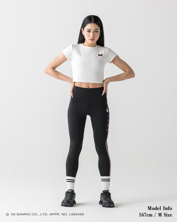 CRONOS x KUROMI LOGO TEE【WHITE】