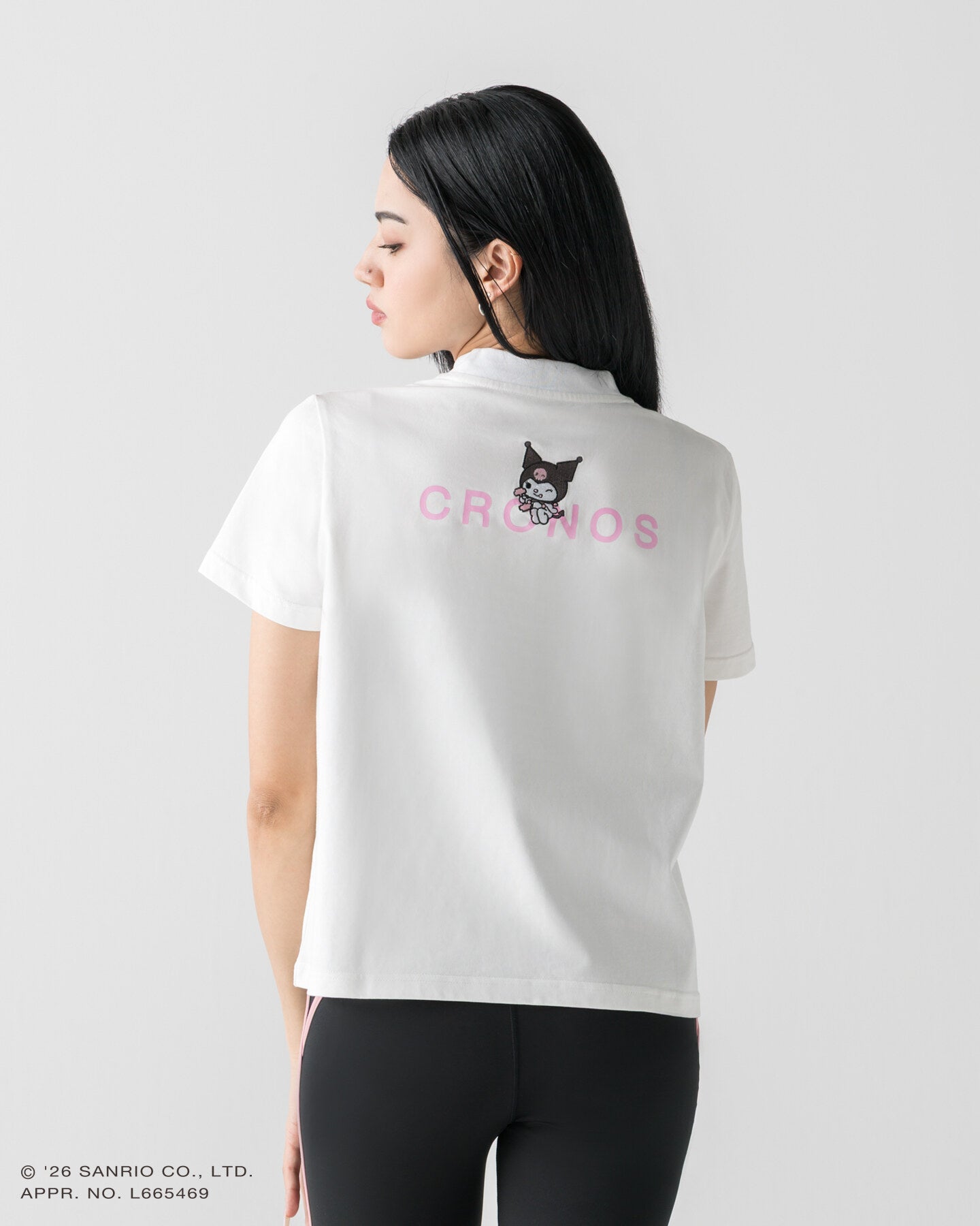 CRONOS×KUROMI BASIC TEE【WHITE】