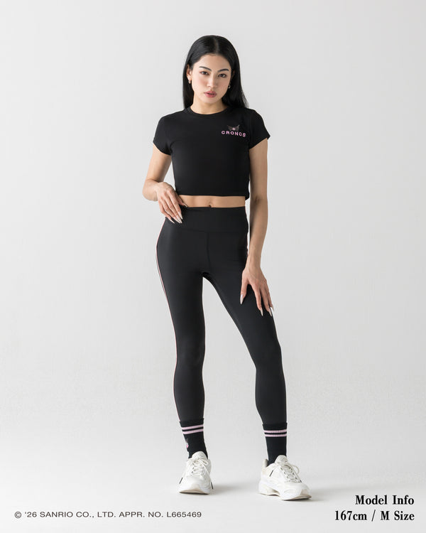 CRONOS × KUROMI LOGO TEE [BLACK]