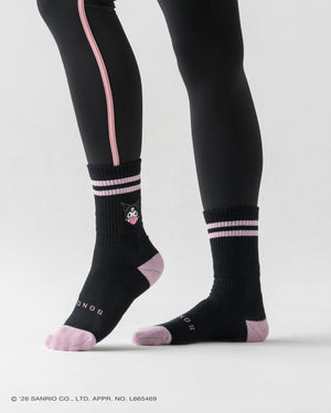 CRONOS × KUROMI SOCKS 【BLACK】