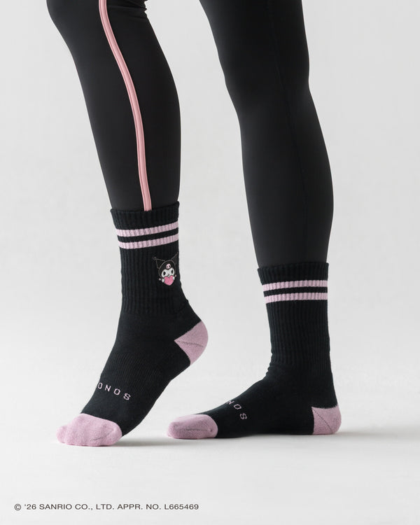 CRONOS × KUROMI SOCKS 【BLACK】
