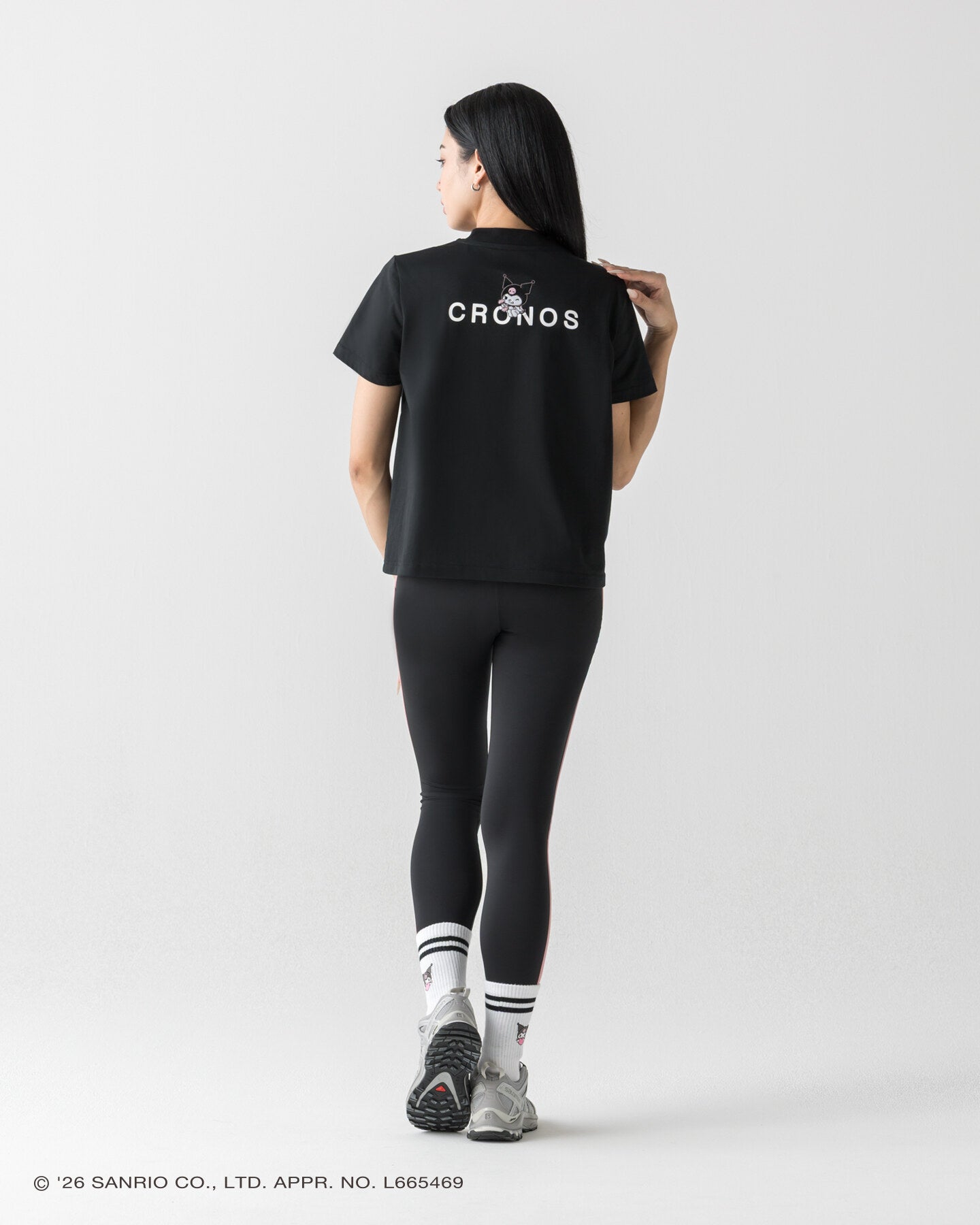 CRONOS×KUROMI BASIC TEE【BLACK】
