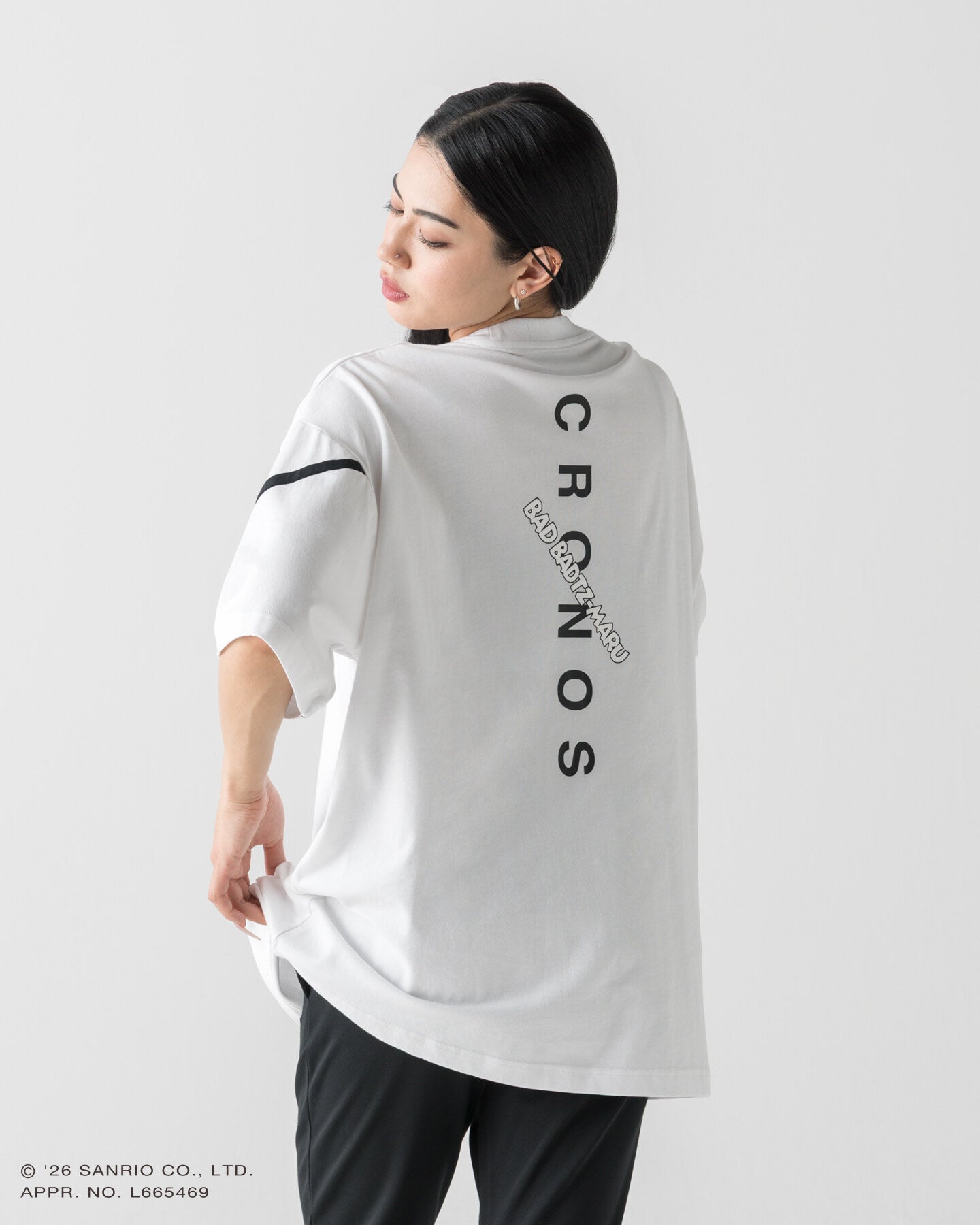 unisex】CRONOS × BAD BADTZ-MARU TEE【WHITE】