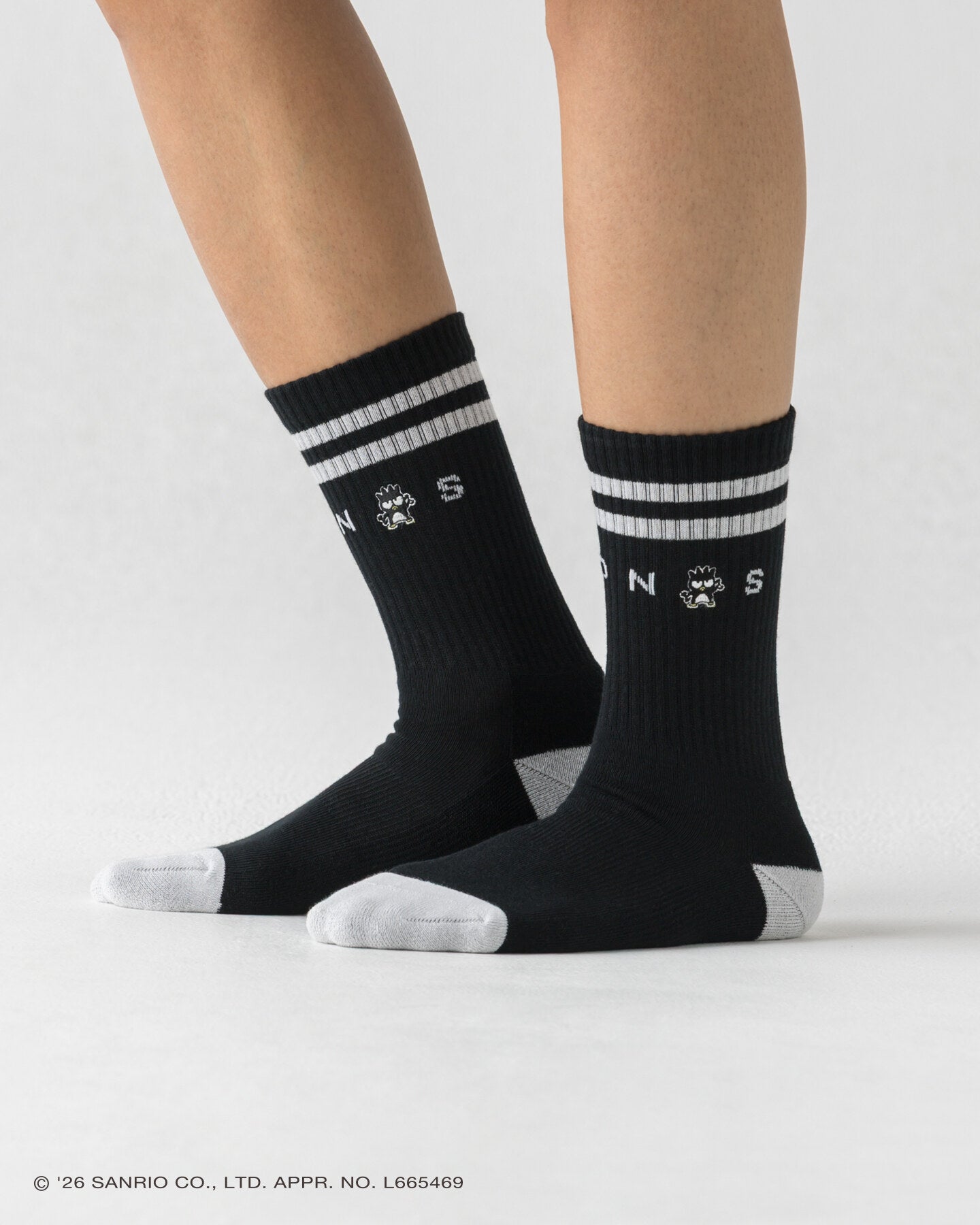 CRONOS×BAD BADTZ-MARU SOCKS 【BLACK】
