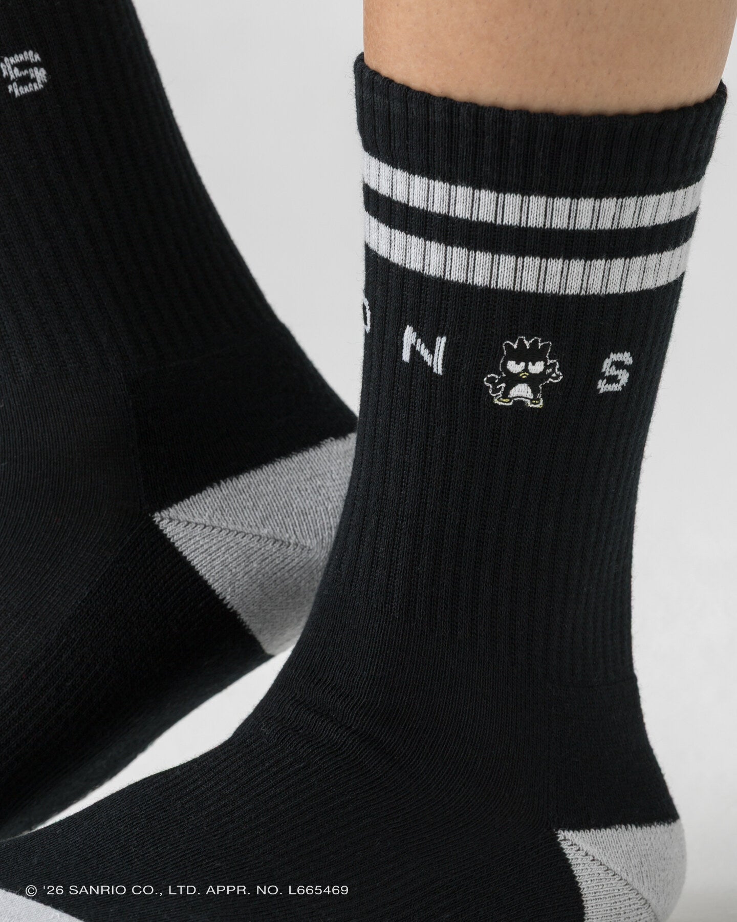 CRONOS×BAD BADTZ-MARU SOCKS 【BLACK】