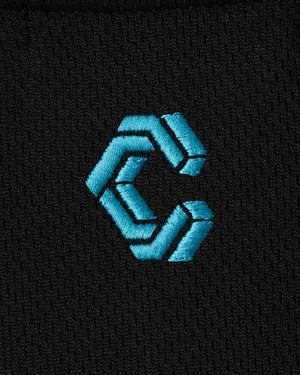 CRONOS BLACK ACTIVE MESH POLO【BLACK×BLUE】