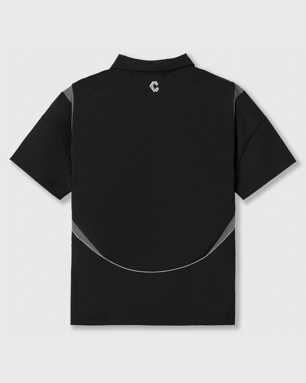 CRONOS BLACK ACTIVE MESH POLO【BLACK】