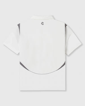 CRONOS BLACK ACTIVE MESH POLO【WHITE】