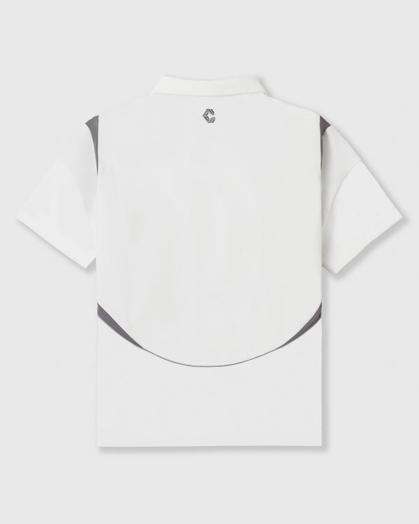 CRONOS BLACK ACTIVE MESH POLO【WHITE】