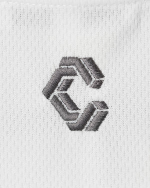 CRONOS BLACK ACTIVE MESH POLO【WHITE】