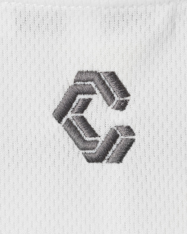 CRONOS BLACK ACTIVE MESH POLO【WHITE】