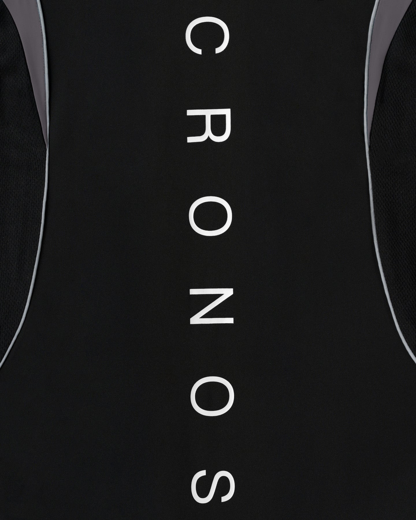 CRONOS BLACK ACTIVE MESH MOCK NECK【BLACK】