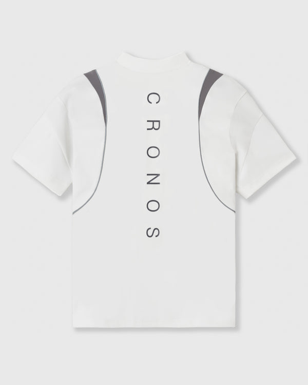 CRONOS BLACK ACTIVE MESH 高領上衣【WHITE】