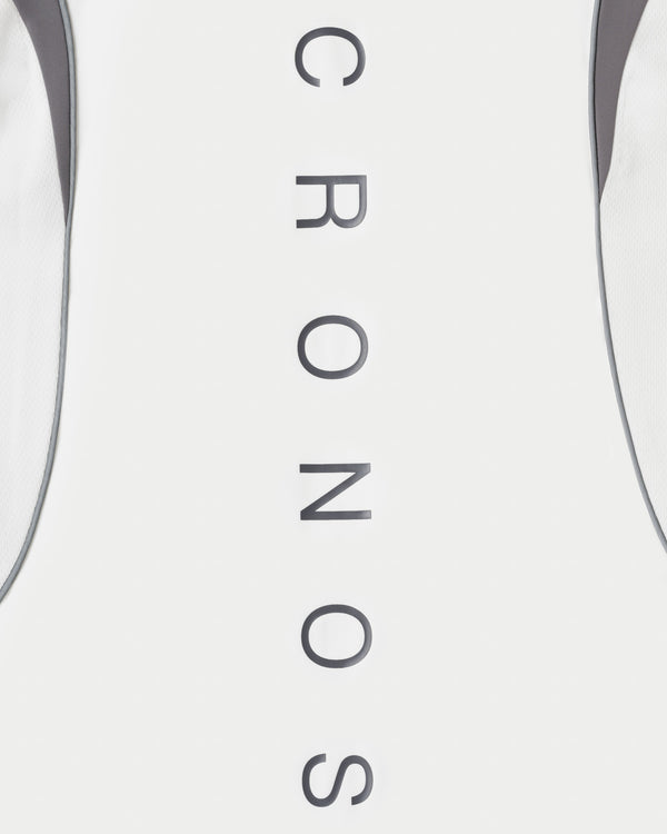 CRONOS BLACK ACTIVE MESH 高領上衣【WHITE】