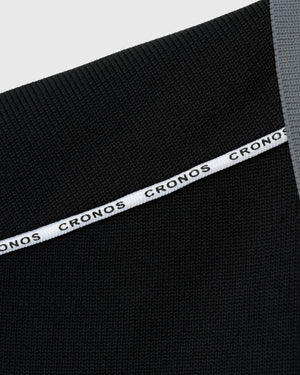 CRONOS BLACK CLEAN PIPING POLO【BLACK】