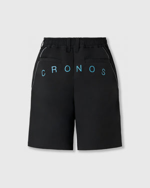 CRONOS BLACK ACTIVE 網眼短褲【黑×藍】