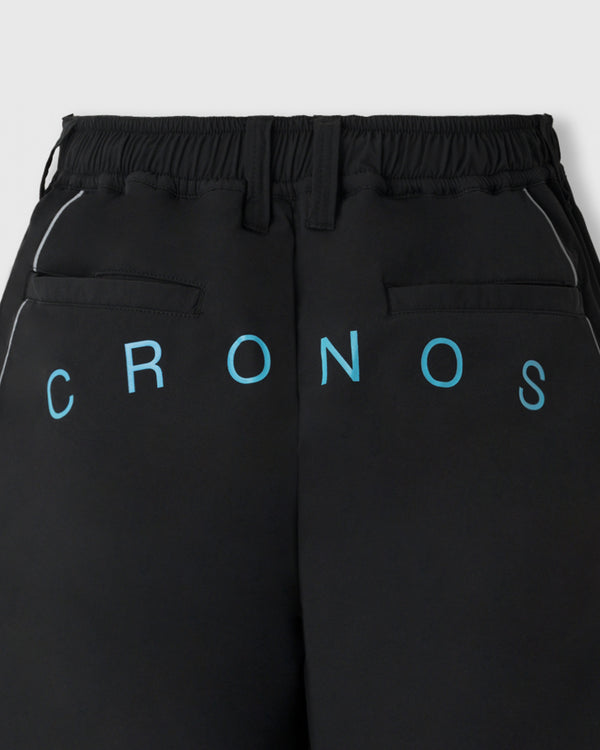 CRONOS BLACK ACTIVE 網眼短褲【黑×藍】