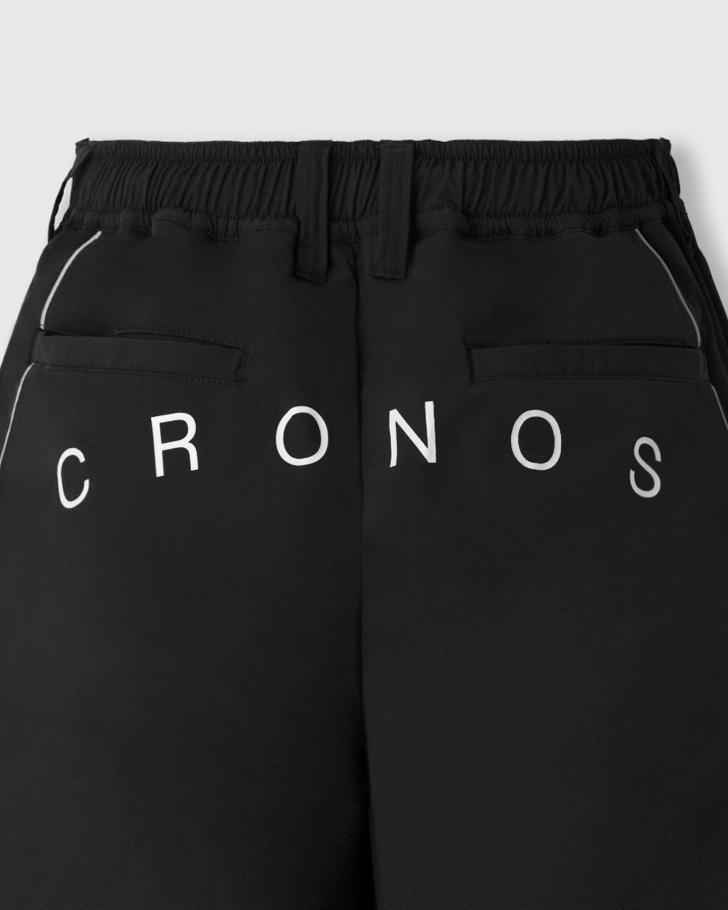 CRONOS メッシュショートパンツ 黒 クロノス ハーフパンツ CRONOS BLACK ACTIVE MESH SHORTS【BLACK×BLUE】
