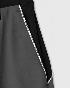 CRONOS BLACK CLEAN PIPING PANTS【BLACK】