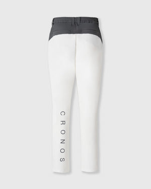 CRONOS BLACK CLEAN PIPING PANTS【白色】