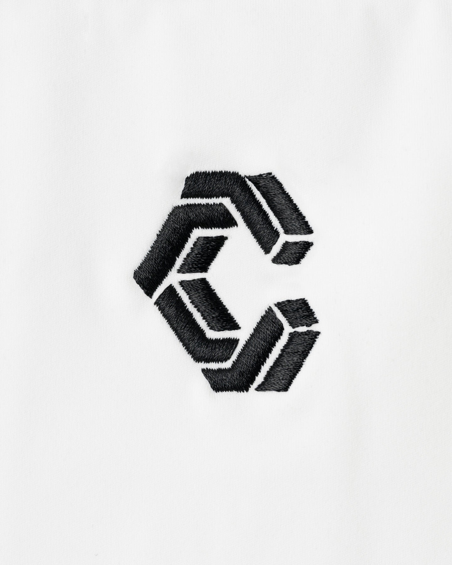 CRONOS BLACK WOMEN ROUND MOCK NECK TEE【WHITE】