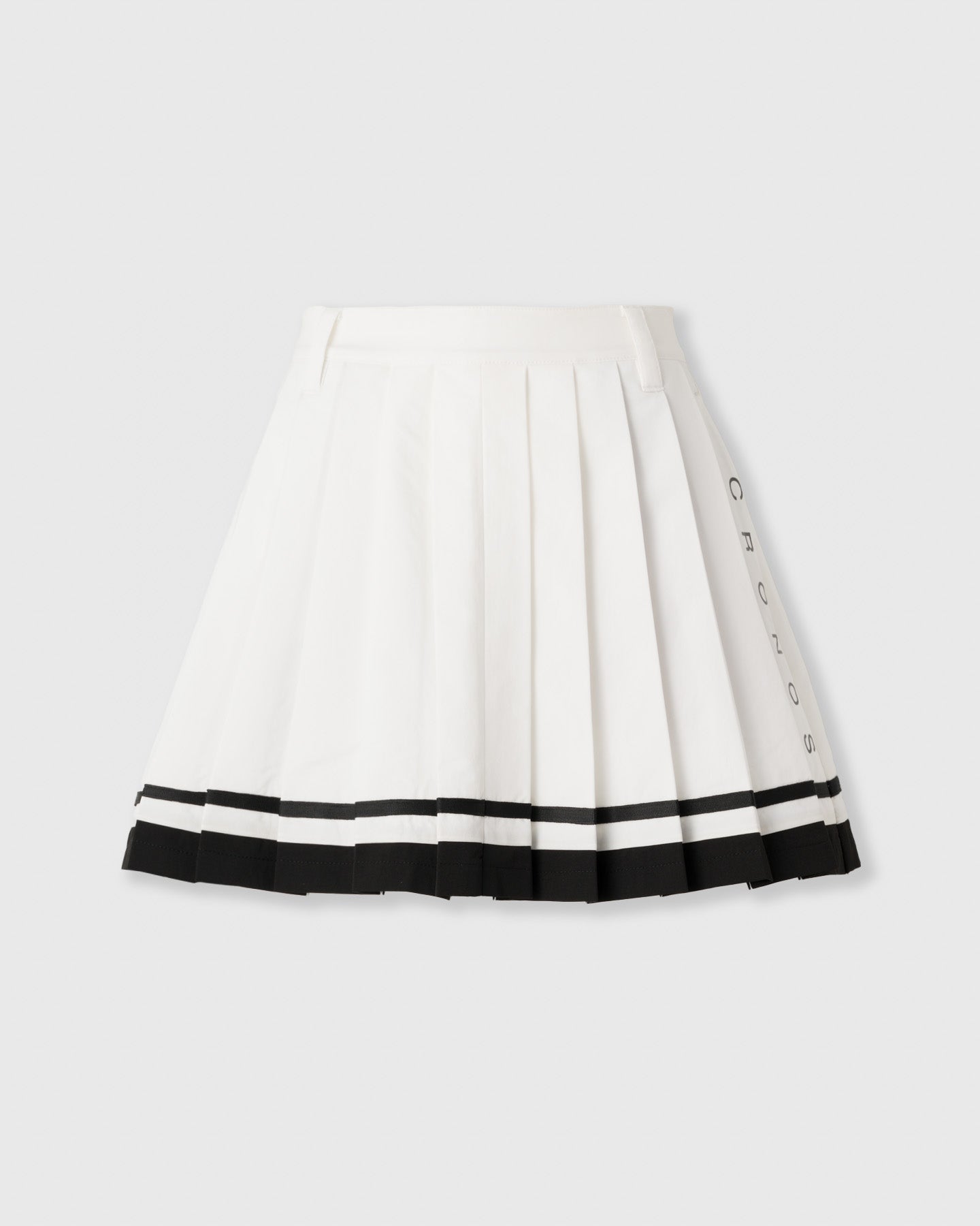 CRONOS BLACK WOMEN ROUND SKIRT【WHITE】