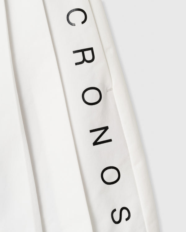 CRONOS WOMEN 黑色圓領短裙【白色】