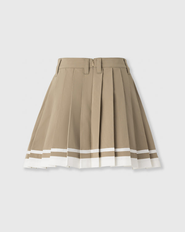 CRONOS BLACK WOMEN ROUND SKIRT【BEIGE】