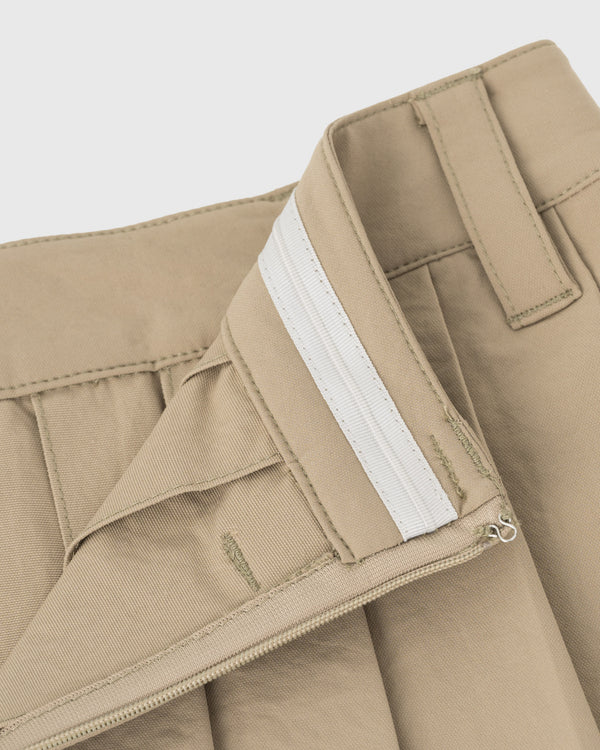 CRONOS BLACK WOMEN ROUND SKIRT【BEIGE】